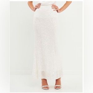 NWT Endless Rose Sequin Maxi Skirt